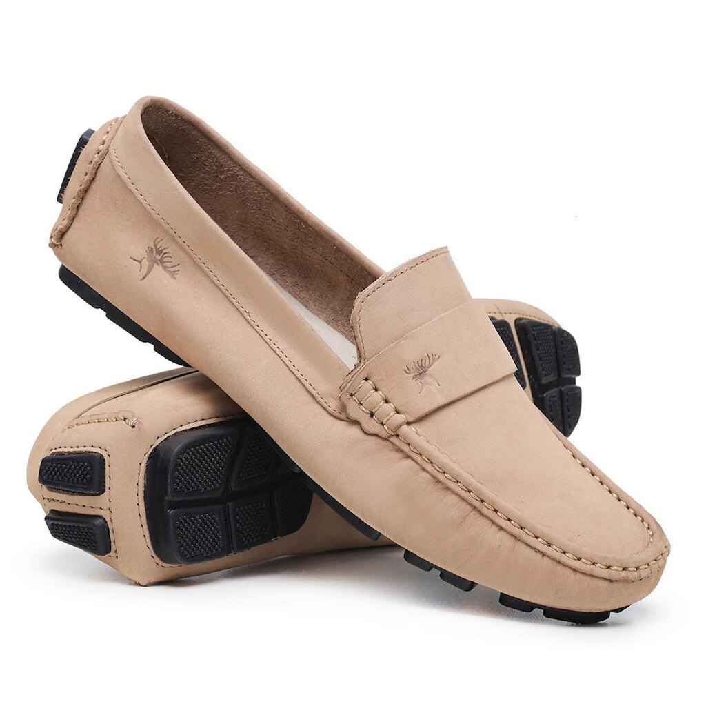 Mocassim Masculino Vancouver Casual Estiloso Moderno em Couro Legítimo Confortável