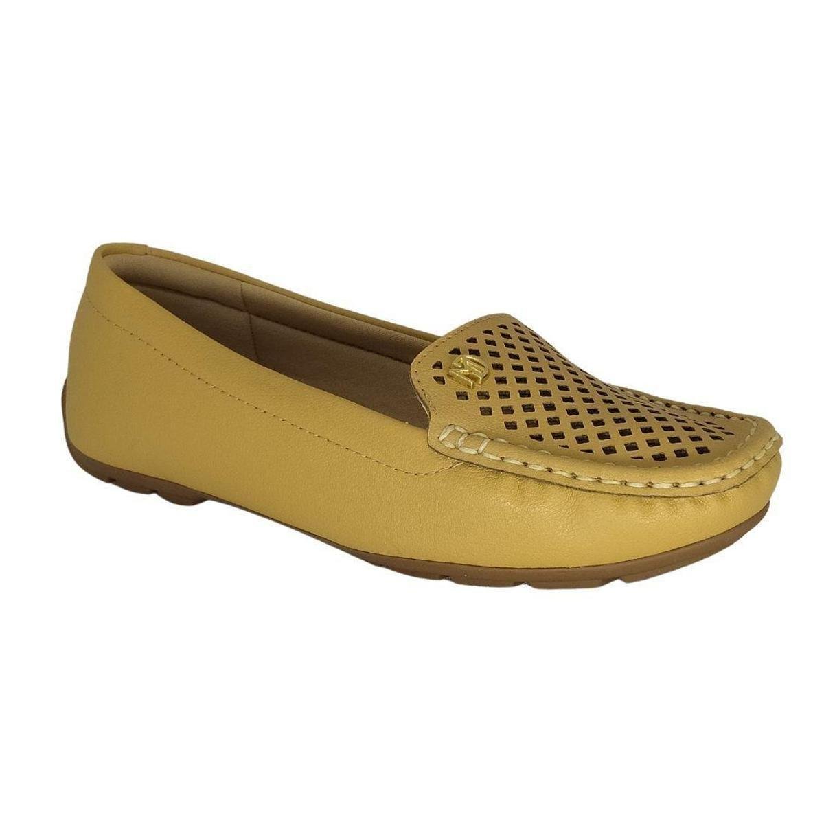 Vizzano Furadinho Mocassim Vizzano Amarelo Tênis Feminino