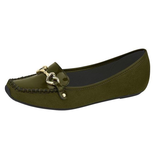 MOCASSIM MOLECA FEMININO CASUAL - 5252.221.13972 - Verde