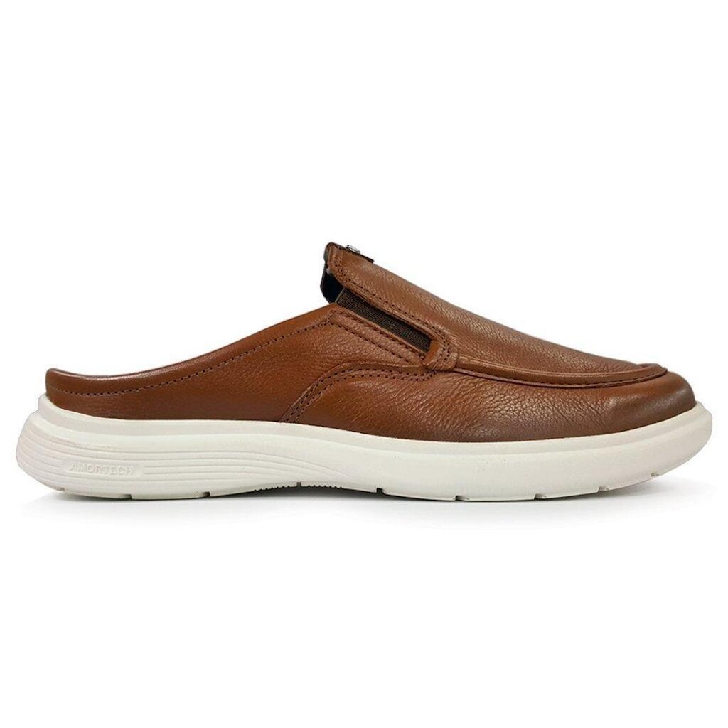 Mocassim Pegada Mule Em Couro Masculino Original 112202