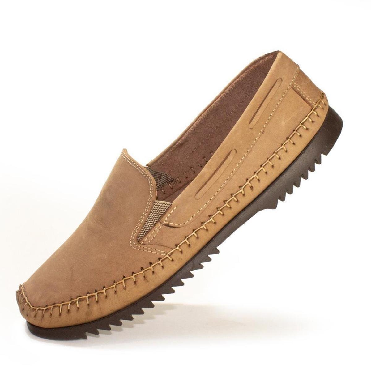 Mocassim Sapatilha Masculina Conforto Em Couro Q&A Calçados - Caramelo Menor preço em Mocassim Sapatilha Masculina Conforto Em Couro Q&A Calçados - Caramelo