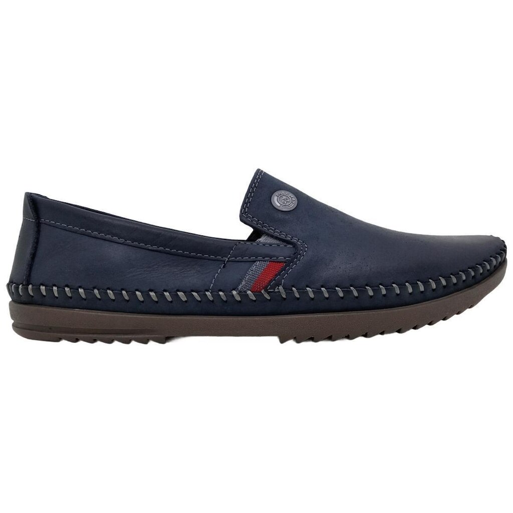 Mocassim Sapatilha Masculino Freeway Logan 4 Wax Casual Conforto Com Elástico Couro 3234 Marinho