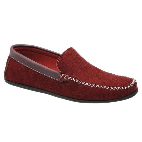 Mocassim Torani Lyon Casual Masculino - Vermelho