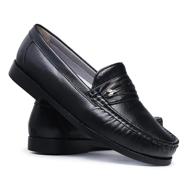 Mocassim Tradicional Docksider Masculino em Couro Nobre Floater Legitimo