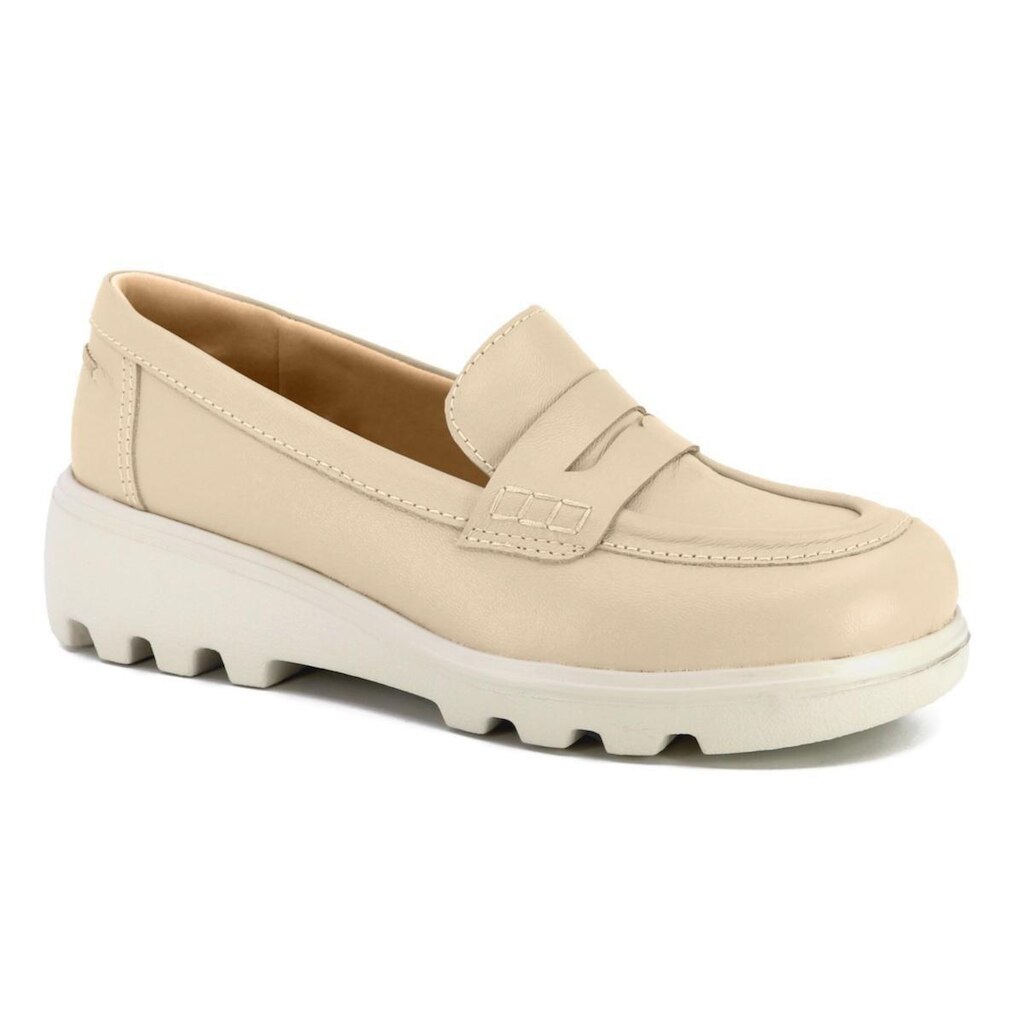 Mocassim Usaflex Al1502002 Loafer Tratorado Feminino