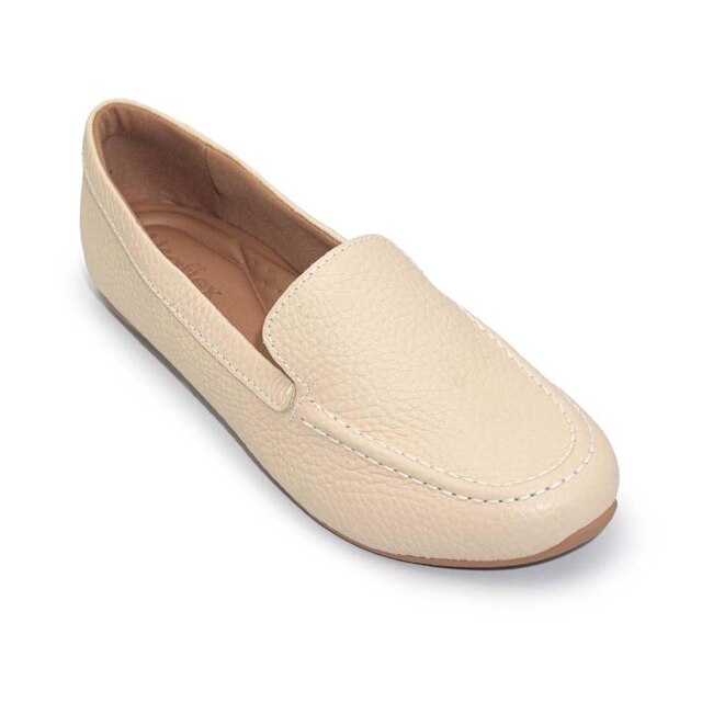 Mocassim Usaflex Couro Casual AJ2201