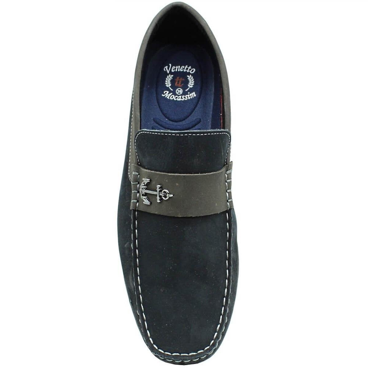 Mocassim Venetto Masculino - Azul | Zattini