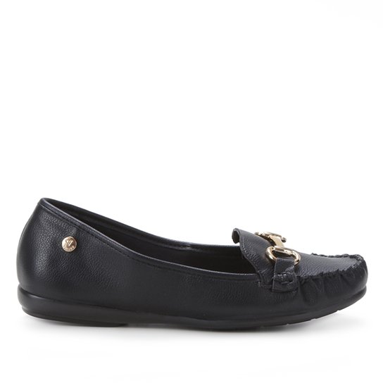 Mocassim Via Uno Bridão Feminino - Preto