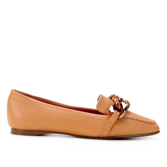 Mocassim Vizzano Corrente Feminino - Areia