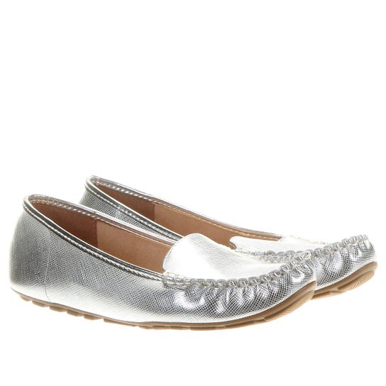 Mocassim Vizzano Metalizado - Prata
