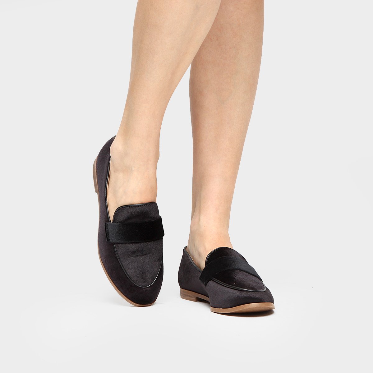 mocassim vizzano veludo