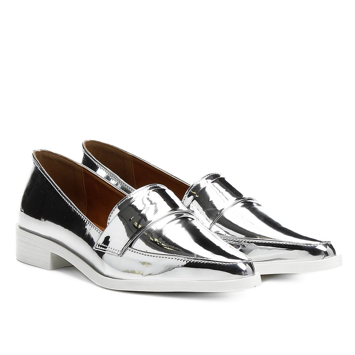 Mocassim Zatz Metalizado - Prata | Zattini