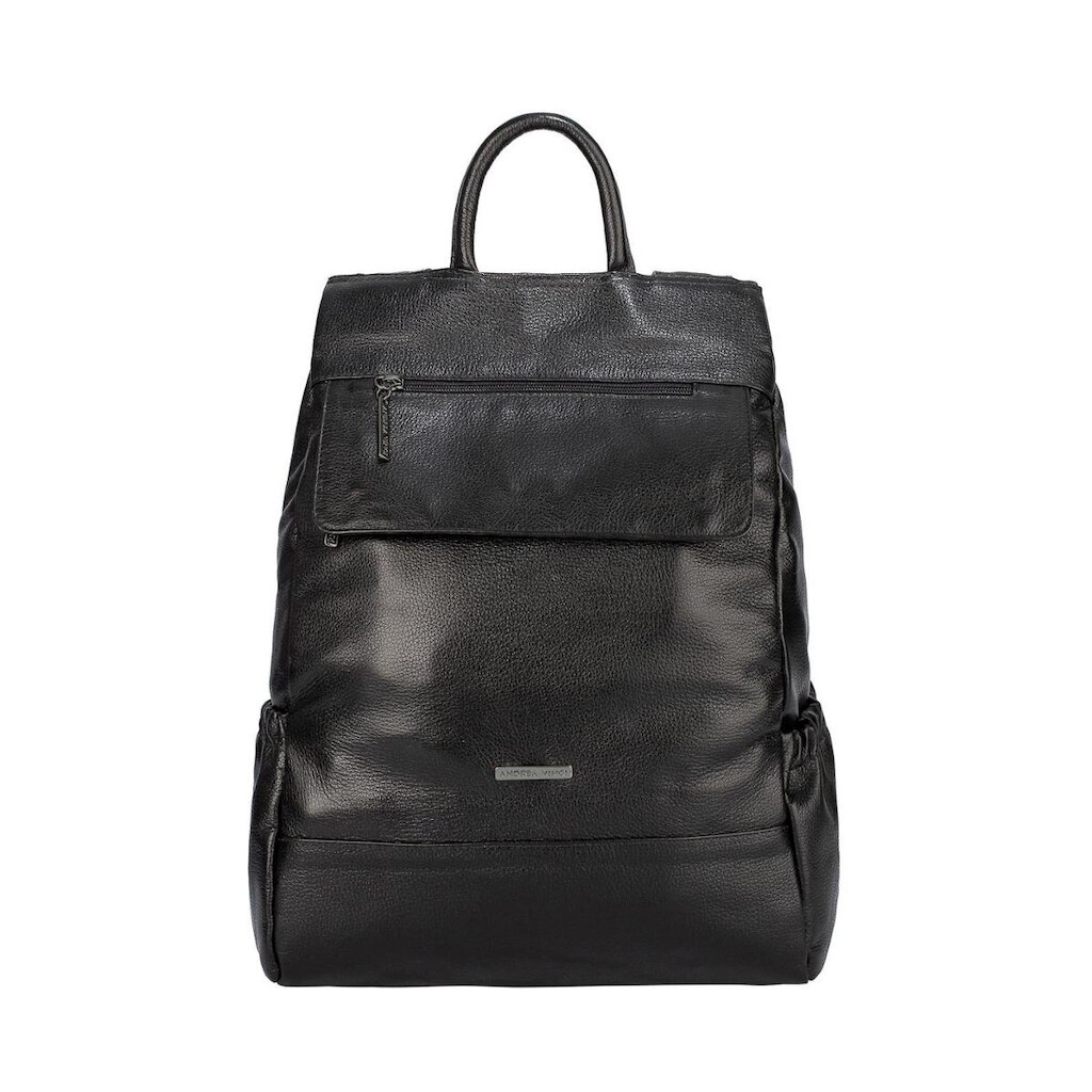 Mochila antifurto de Couro liso Suelen