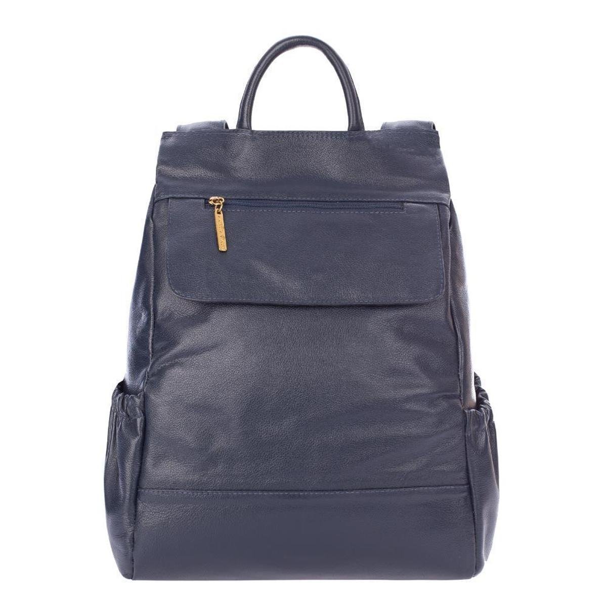 Mochila Antifurto De Couro Suelen Andrea Vinci Feminina Menor preço em Mochila Antifurto De Couro Suelen Andrea Vinci Feminina