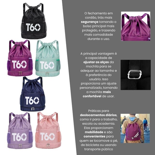 Mochila Bag Esportiva Futebol Basquete Beach Academia