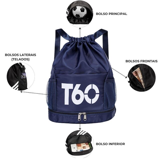 Mochila Bag Esportiva Futebol Basquete Beach Academia