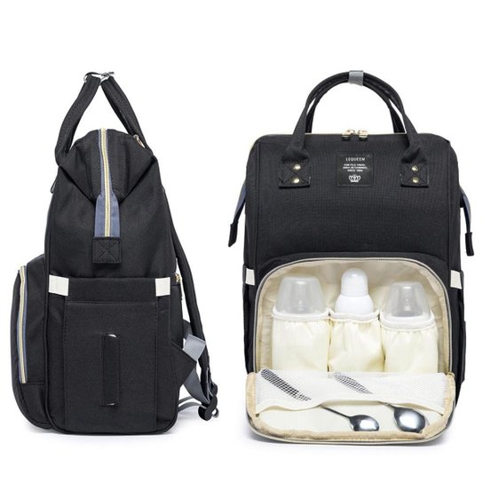 Mochila Bolsa Maternidade Bebê Lequeen Urban Multifuncional Térmica