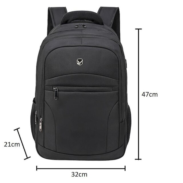 Mochila Bolsa Notebook Anti Furto Roubo Cadeado Executiva