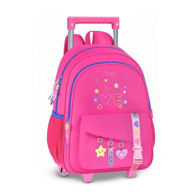 Mochila Cacau Haxkar com Lancheira Térmica Kit Escolar Meninas