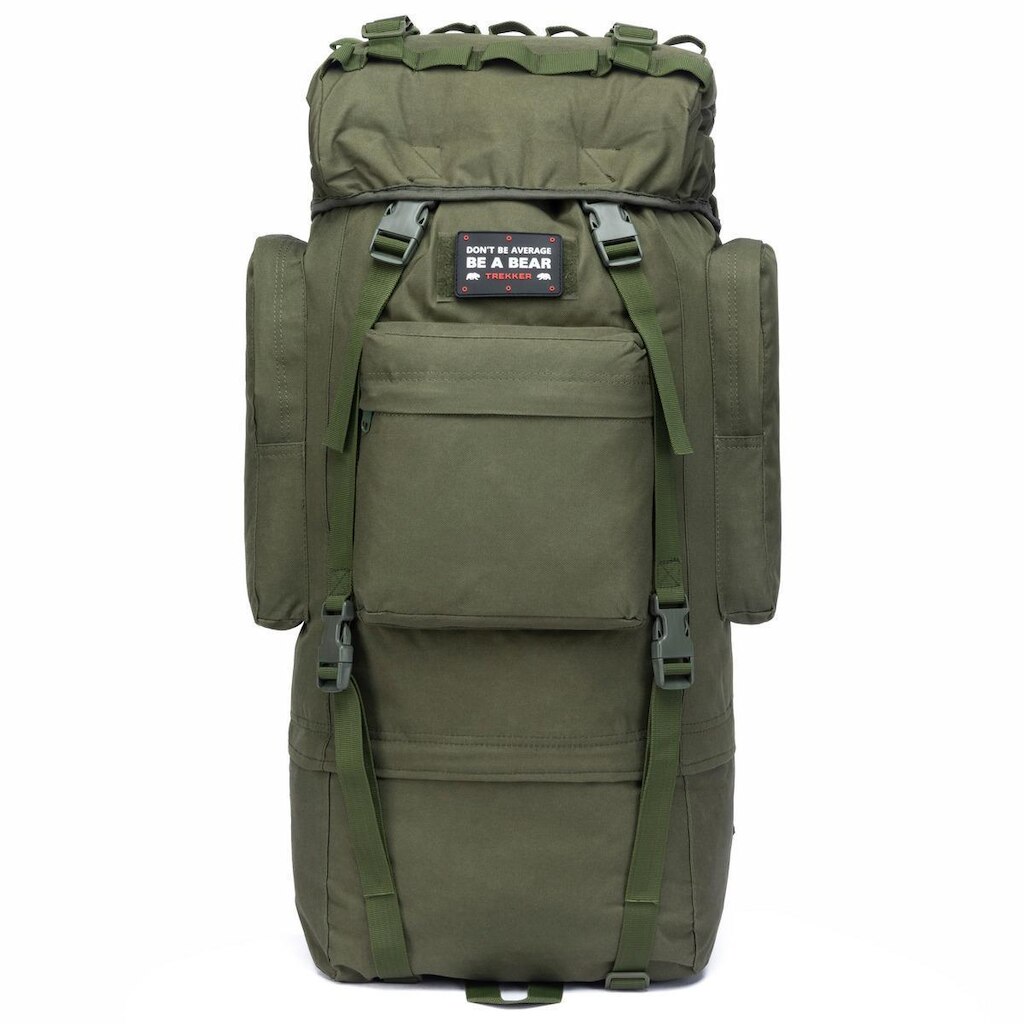Mochila Camping Trekker Militar Espaçosa Esportiva 57 Litros