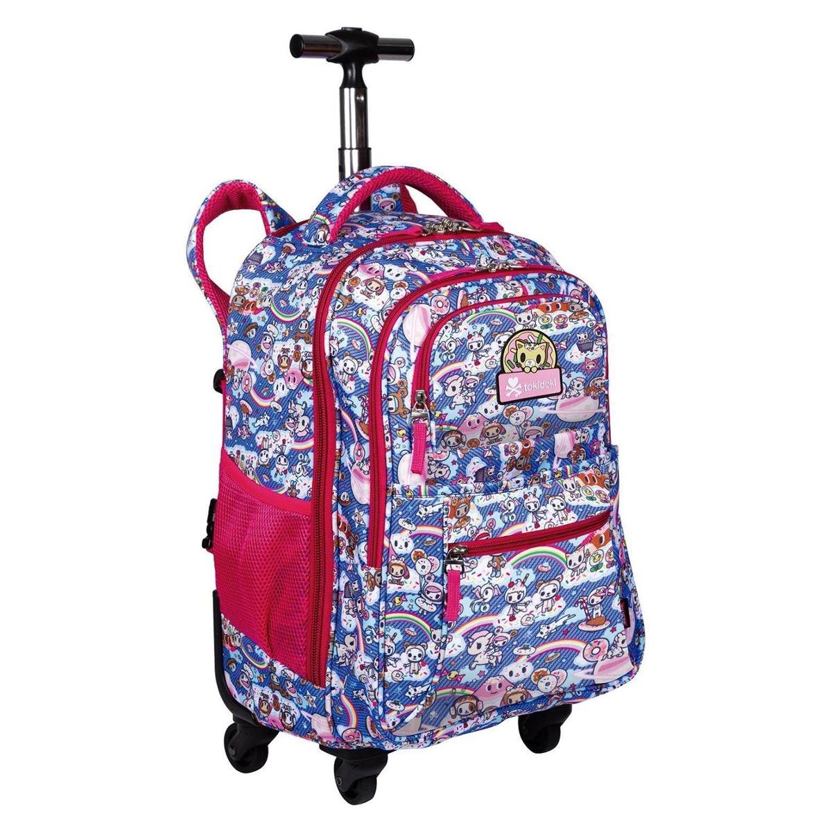 Mochila Carrinho 4 Rodas 2 em 1 Sestini Rolling Tokidoki Rainbow Sestini - Rosa Menor preço em Mochila Carrinho 4 Rodas 2 em 1 Sestini Rolling Tokidoki Rainbow Sestini - Rosa