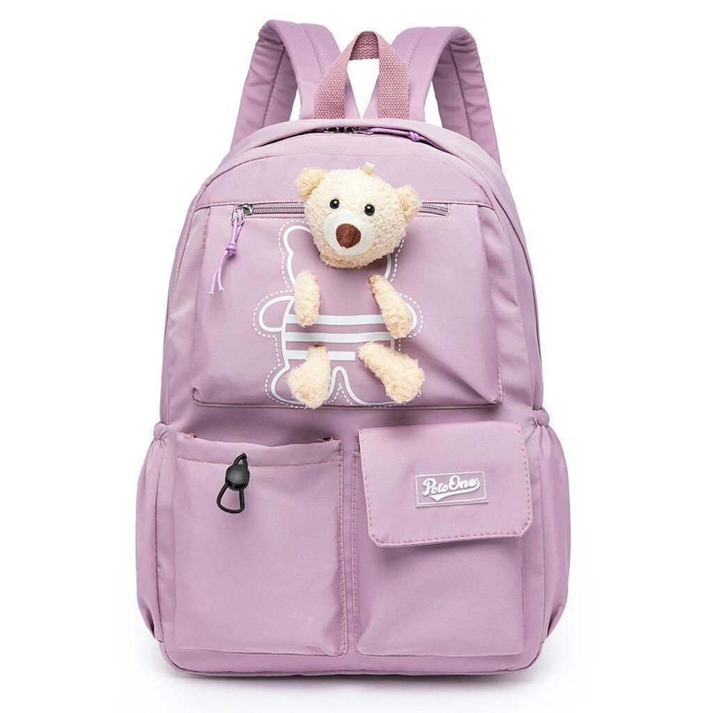 Mochila Casual Escolar Feminina Juvenil Menina Polo One Resistente 34 litros