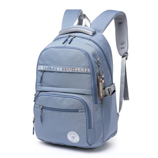 Mochila Casual Feminina Perfect For You Notebook Escolar Grande Reforçada 18 Litros