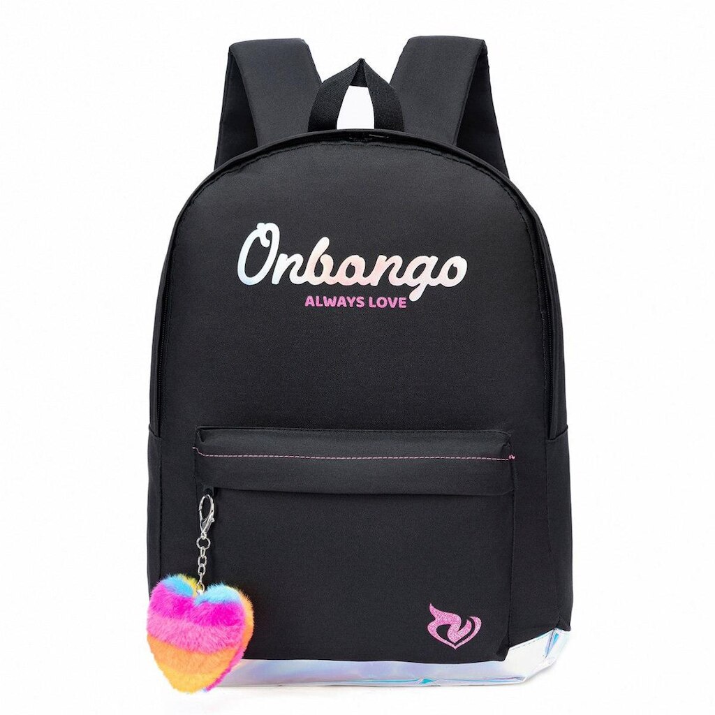 Mochila Casual Feminina Resistente Espaçosa Com Chaveiro