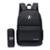 Mochila Centurion Bolsa Escolar Trabalho Reforçada Notebook Resistente a Água - Preto+Chumbo