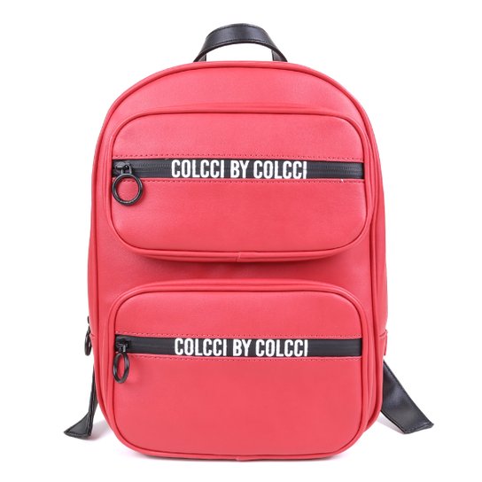 Mochila Colcci Ziper Personalizado Feminina - Vermelho