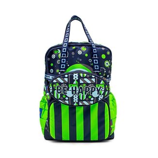 Mochila Com Pochete Mait Pirulito Colorida