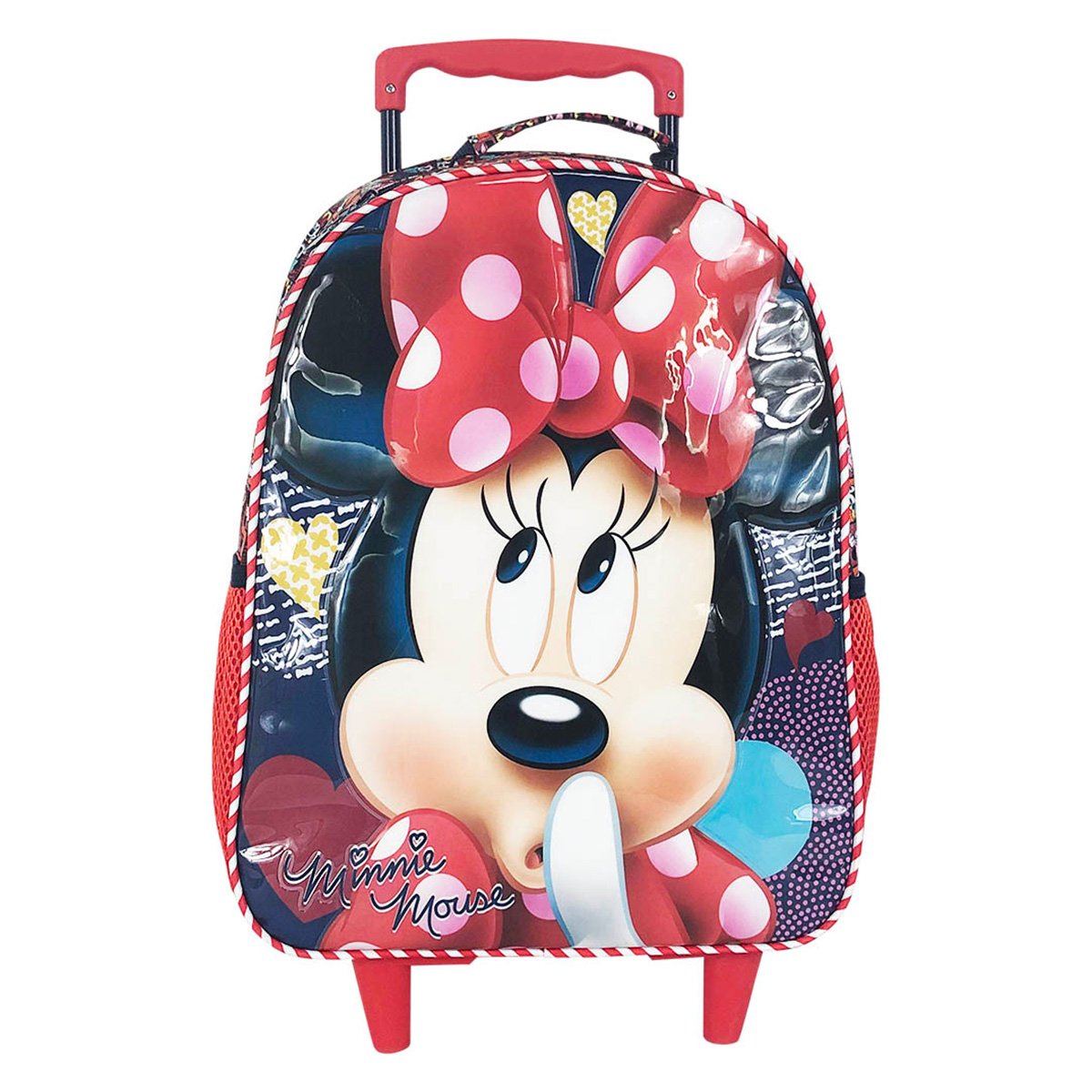 Mochila com Rodinhas Infantil Xeryus Minnie 16" Masculina - Vermelho Menor preço em Mochila com Rodinhas Infantil Xeryus Minnie 16" Masculina - Vermelho