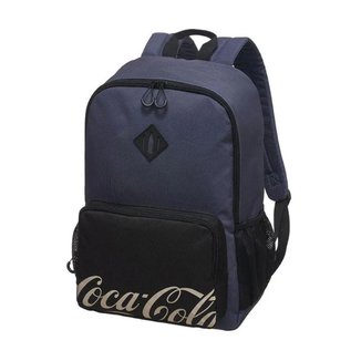 Mochila Costa Adulto Juvenil Coca-Cola Core Notebook Azul Preto Pacific