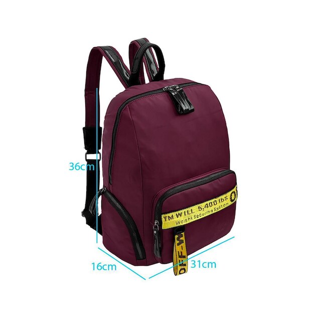 MOCHILA COSTAS FEMININA REFORÇADA ESCOLA TRABALHO