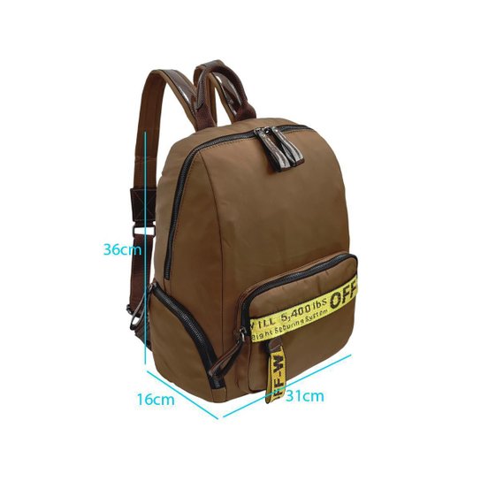 MOCHILA COSTAS FEMININA REFORÇADA ESCOLA TRABALHO