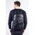 Mochila de carrinho em couro italiano Heitor - Preto