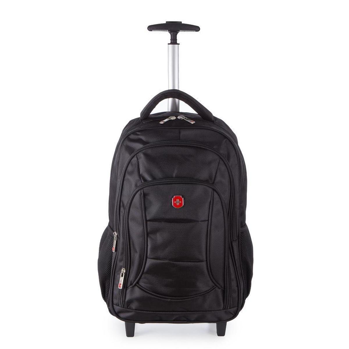 Mochila de Carrinho Para Notebook Executiva em Alumínio - Preto Menor preço em Mochila de Carrinho Para Notebook Executiva em Alumínio - Preto