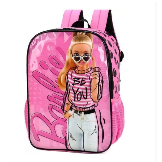 Mochila de Costas Escolar Infantil Juvenil Barbie