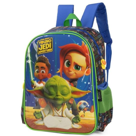 Mochila de Costas Infantil Escolar Star Wars Yong Jedi