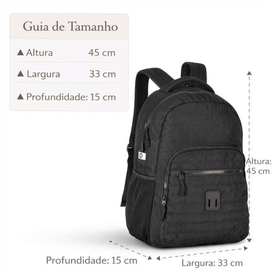 Mochila De Costas Juvenil Wear Clio Style Crinkle 20L