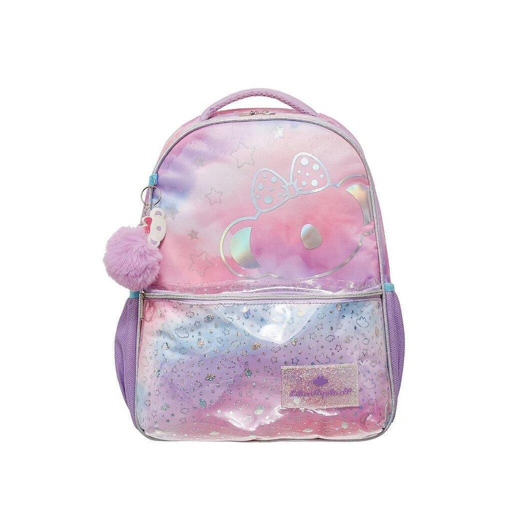 Mochila de Costas Lilica Ripilica Lumina Rosa e Lilás