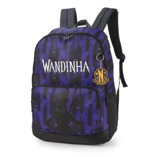 Mochila de Costas Oficial WANDINHA ADDAMS Luxcel 47262 Roxo