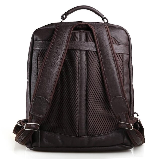Mochila de Couro Executiva Impermeável Masculina Rafarillo