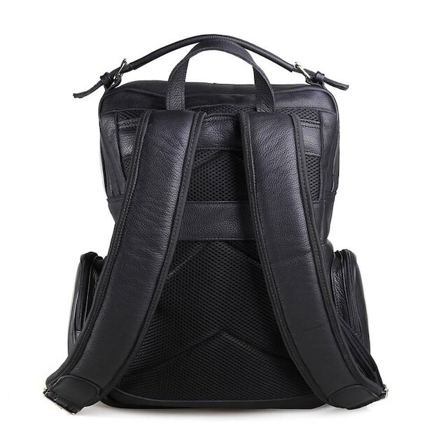 Mochila de Couro Executiva Masculino Impermeável Rafarillo