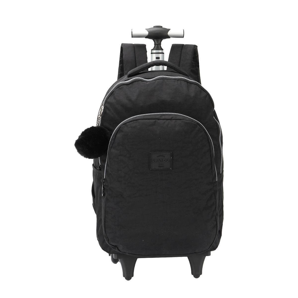 Mochila de Rodinha Juvenil Crinkle MC47152UP Up4you PRETO UN Menor preço em Mochila de Rodinha Juvenil Crinkle MC47152UP Up4you PRETO UN