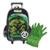 Mochila de Rodinha Luxcel Avengers Marvel Hulk 38102 - Verde