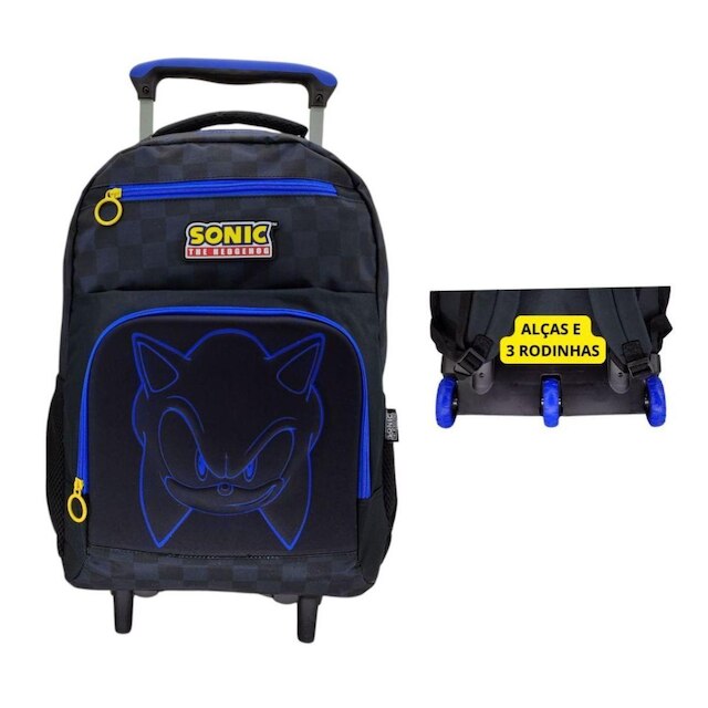Mochila De Rodinha Sonic 49852