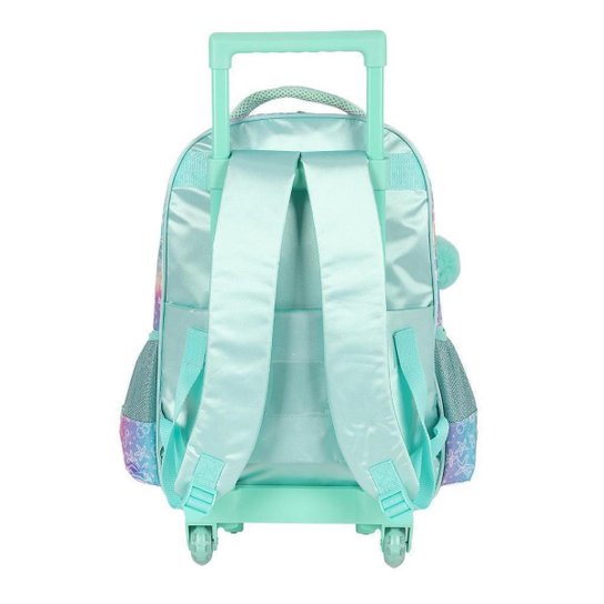 Mochila de Rodinhas Com Alça Luxcel Barbie Verde