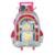 Mochila de Rodinhas Com Alça Luxcel UP4You ArcoIris Prata - Prata