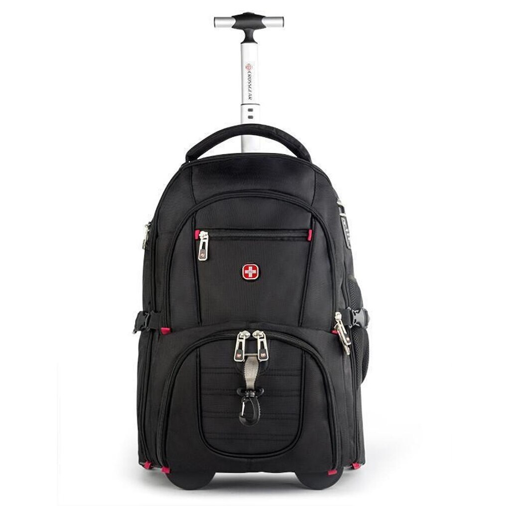Mochila de Rodinhas Crossgear Executiva Grande Espaçosa Masculina